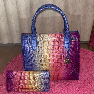 Brahmin Small Caroline Magic Melbourne Genuine Leather